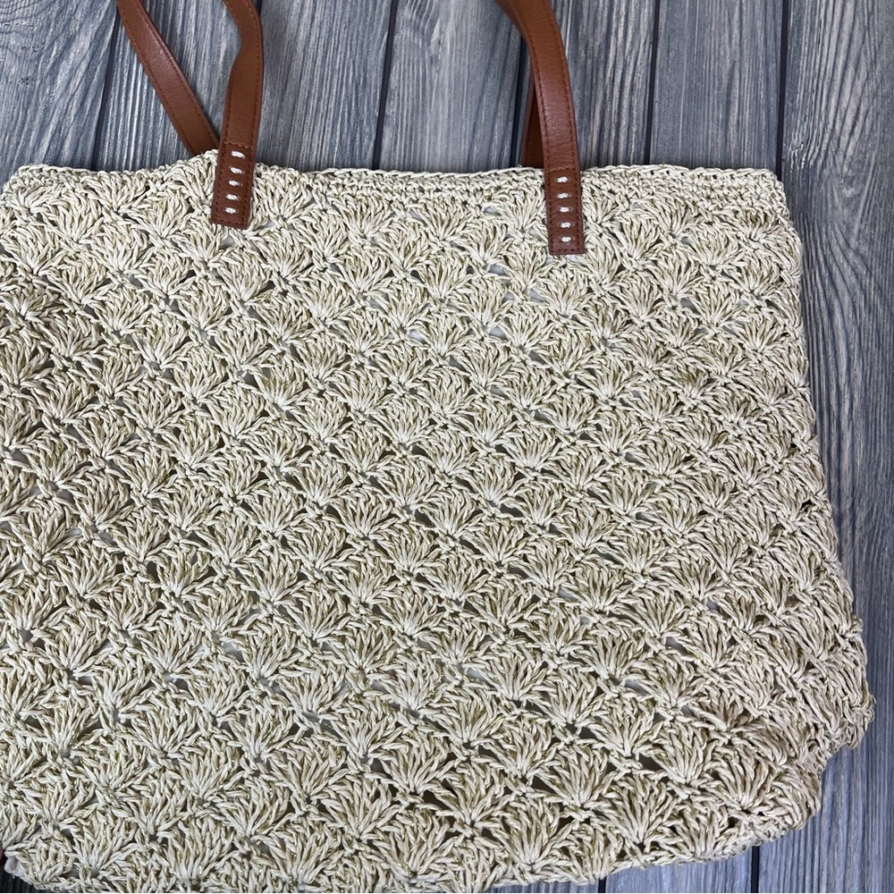 Nordstrom Summer Tote Bag Straw / Woven - Picture 4 of 12